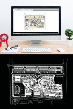 大型社区规划CAD平面方案