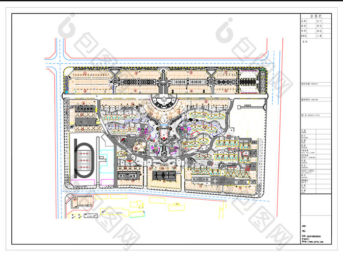 大型社区规划CAD平面方案