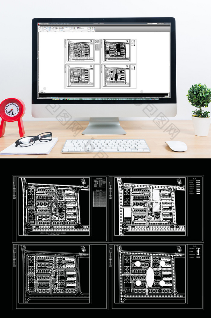 CAD社区规划方案图纸