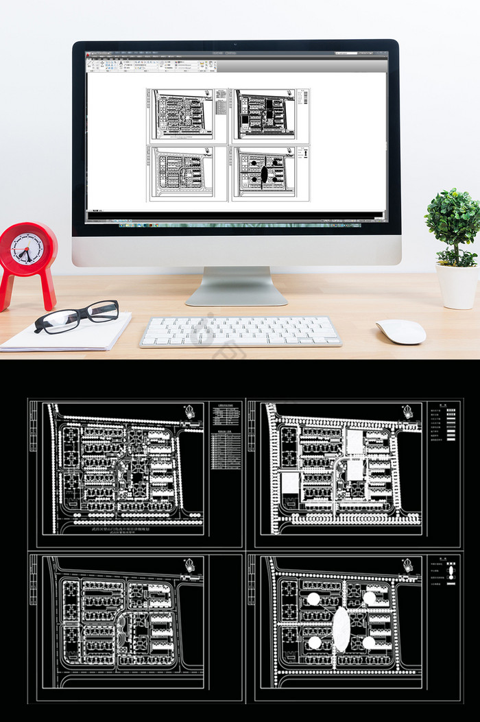 CAD社区规划方案图纸图片