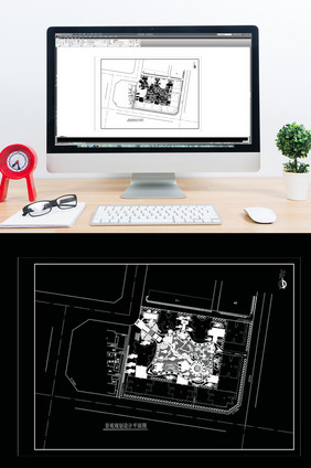 CAD小区景观总平面规划设计