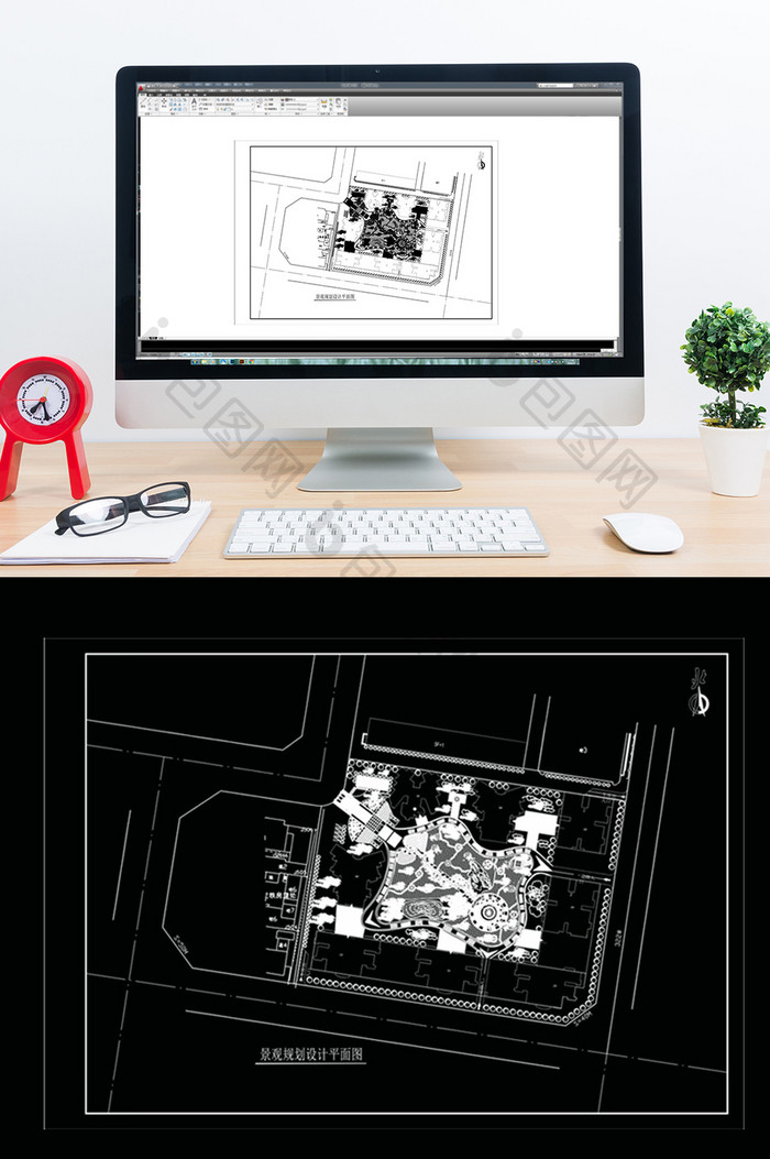 CAD小区景观总平面规划设计