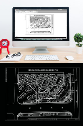 建筑小区规划CAD图纸设计