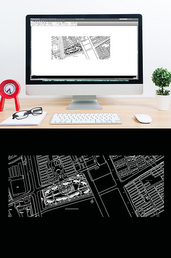 CAD小区设计规划总图图片