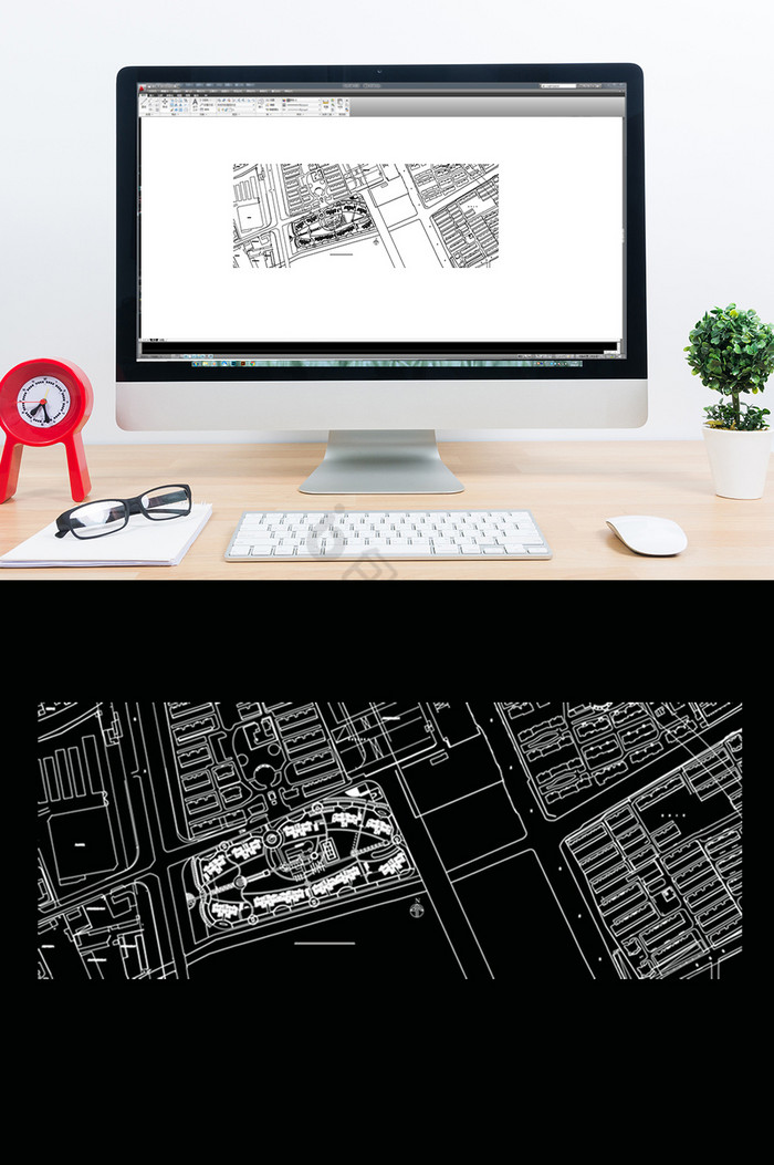 CAD小区设计规划总图图片