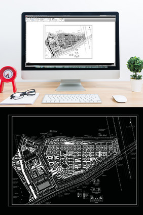 CAD小区楼盘详细规划图