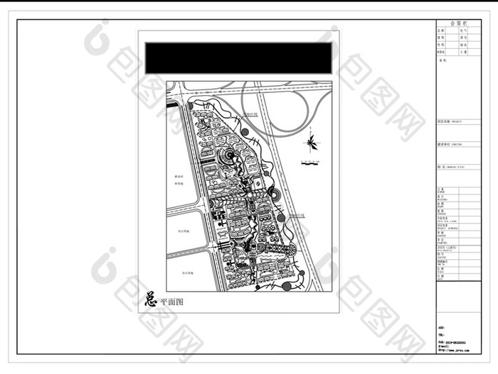 小区建筑楼盘规划设计CAD图纸
