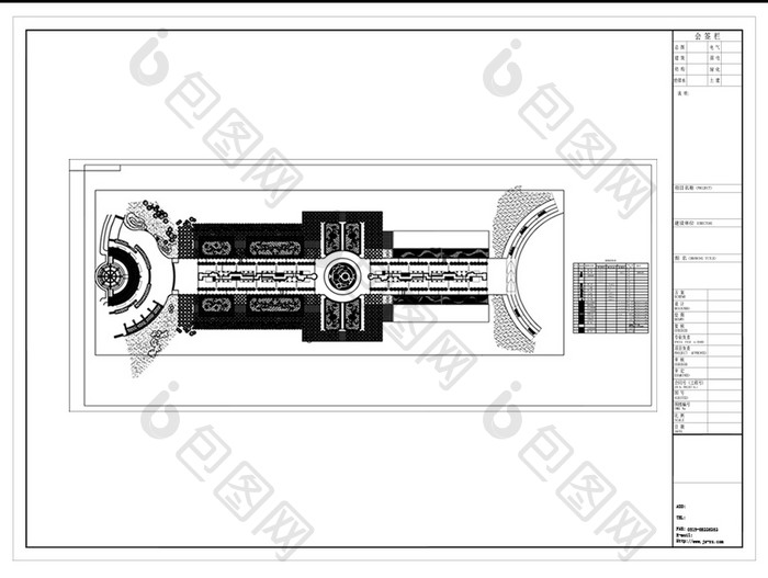 CAD公园景观规划设计方案图