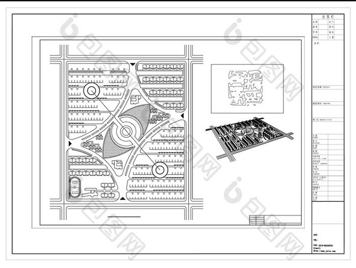 CAD建筑小区规划