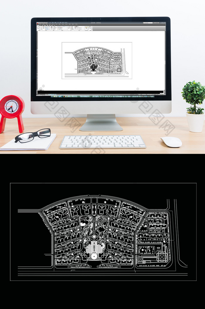 高档小区规划设计CAD方案