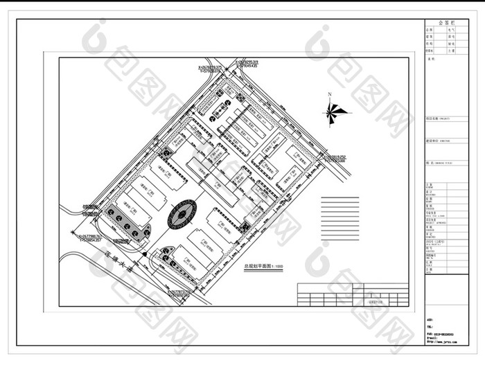 CAD住宅总平面规划