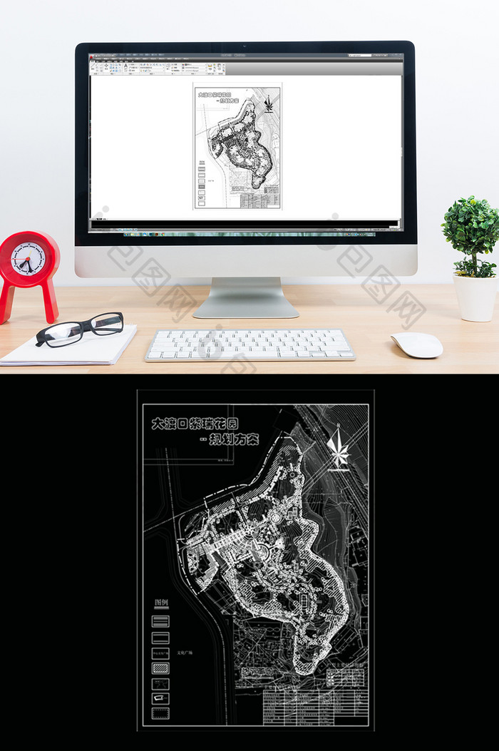 公园景观规划设计CAD平面规划