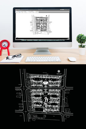 CAD小区楼盘建筑规划