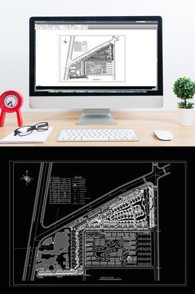 别墅区建筑规划设计CAD方案