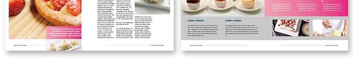简洁时尚烘焙蛋糕画册