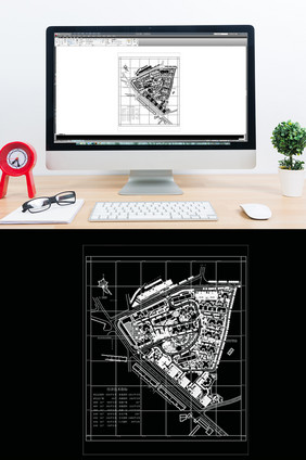 CAD多层小区建筑规划设计