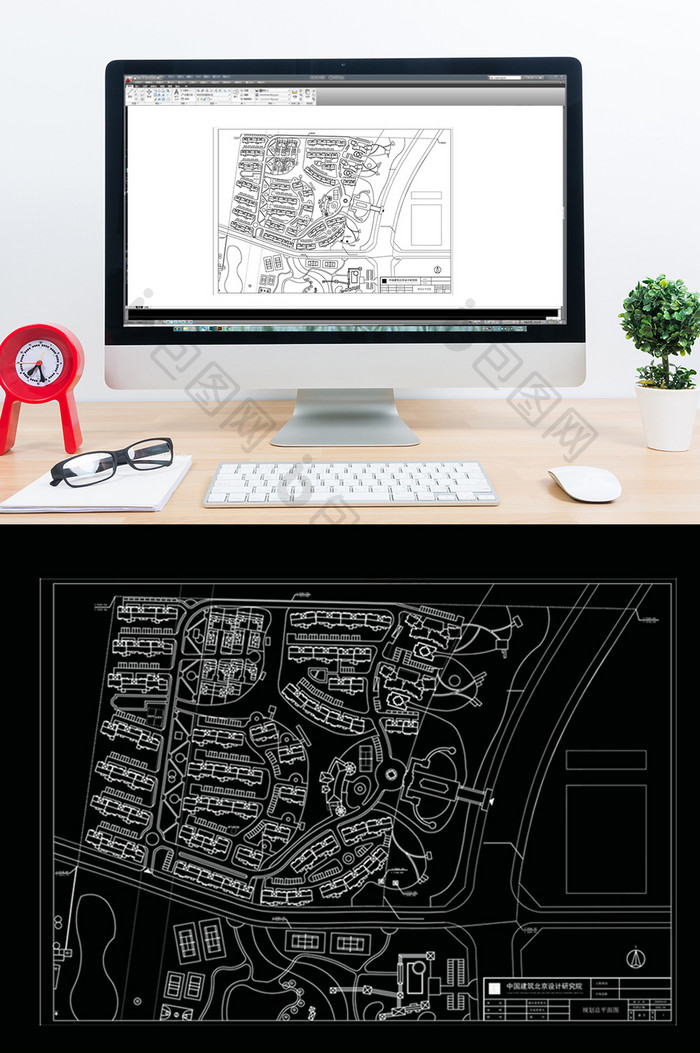 CAD大型社区规划设计方案图纸