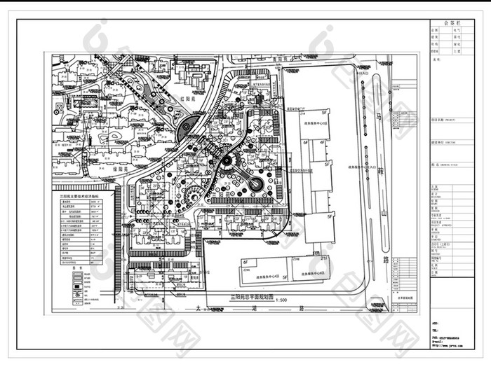 小区楼盘规划设计CAD图纸