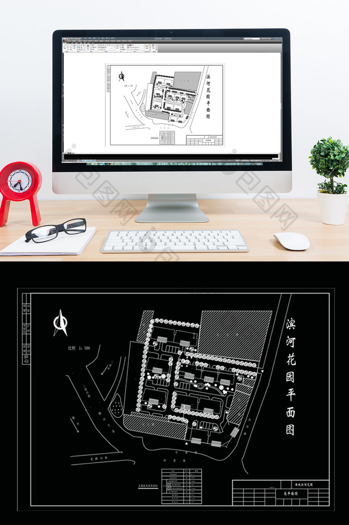 小区楼盘建筑规划方案CAD图