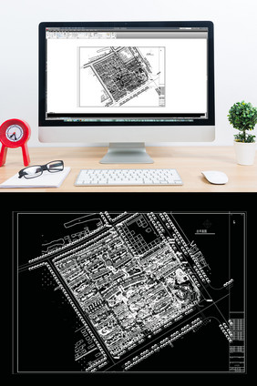 大型社区建筑规划方案CAD图纸设计