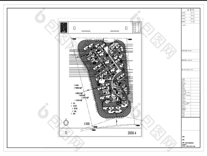 多层建筑CAD小区建筑规划设计