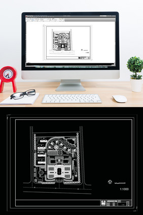 CAD小区建筑规划