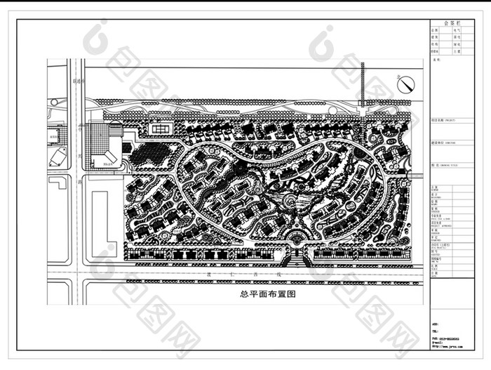 小区建筑规划设计方案CAD