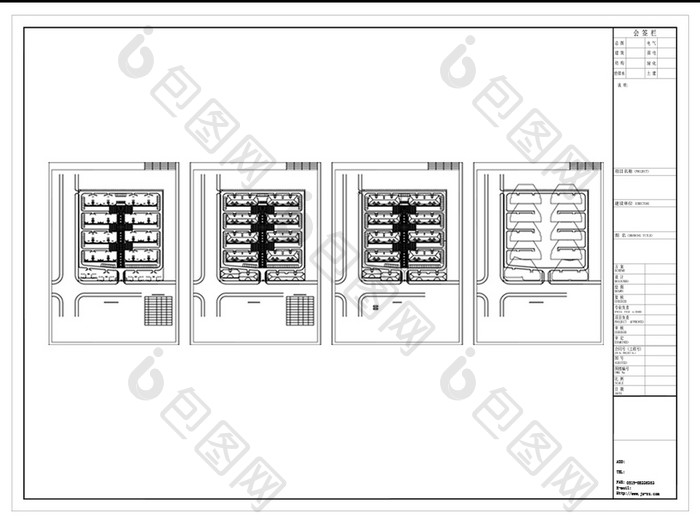 小区建筑规划CAD图纸