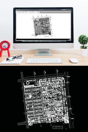 大型社区规划方案图纸CAD