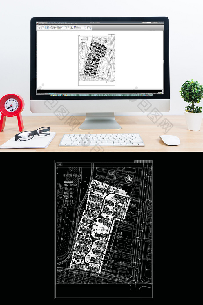 小区建筑景观规划设计方案CAD