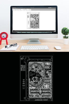 小区楼盘建筑景观规划设计CAD