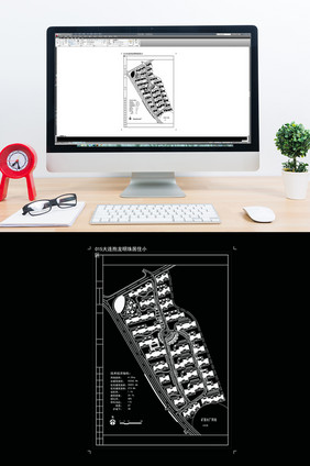 小区楼盘建筑规划CAD