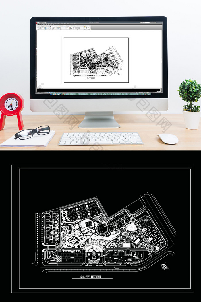 CAD高层小区建筑景观规划