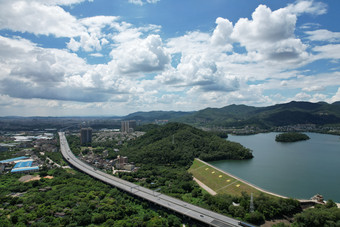 广州郊区花都的乡村风光自然美景清新景色