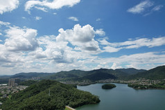 广州郊区花都的乡村风光自然美景清新景色