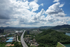 广州郊区花都的乡村风光自然美景清新景色