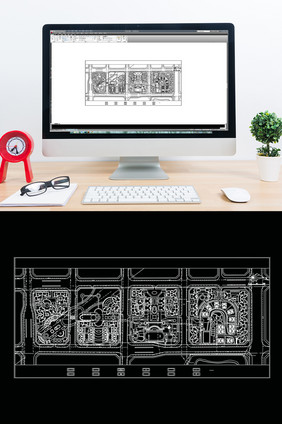 CAD多层小区规划设计方案图纸