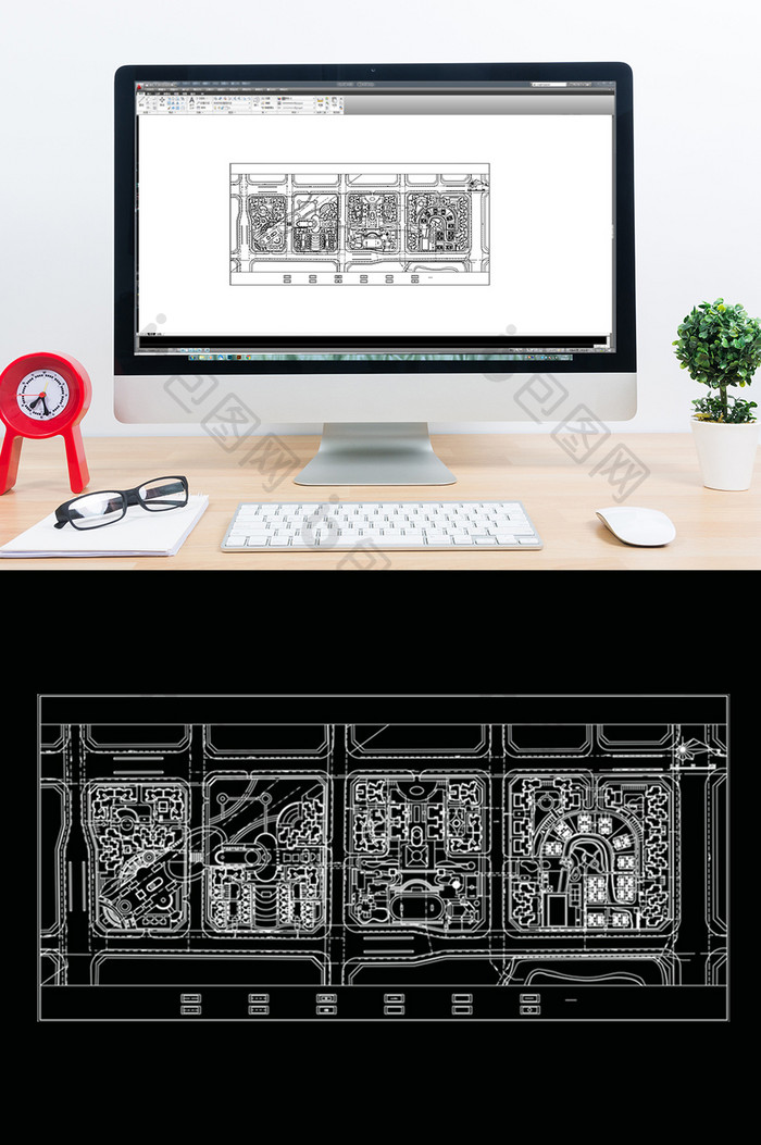 CAD多层小区规划设计方案图纸