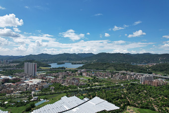 广州郊区花都的乡村风光自然美景清新景色