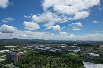 广州郊区花都的乡村风光自然美景清新景色