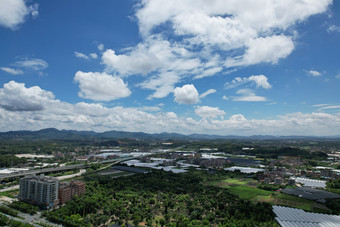 广州郊区花都的乡村风光自然美景清新景色