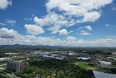 广州郊区花都的乡村风光自然美景清新景色