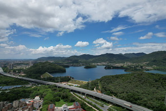 广州郊区花都的乡村风光自然美景清新景色