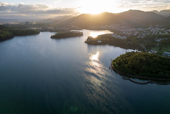 广州郊区花都的乡村风光自然美景清新景色