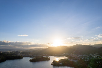 广州郊区花都的乡村风光自然美景清新景色