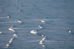 海景海滩浪花波浪沙滩