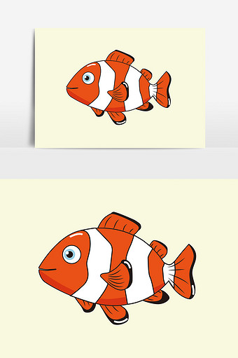 卡通小鱼图片