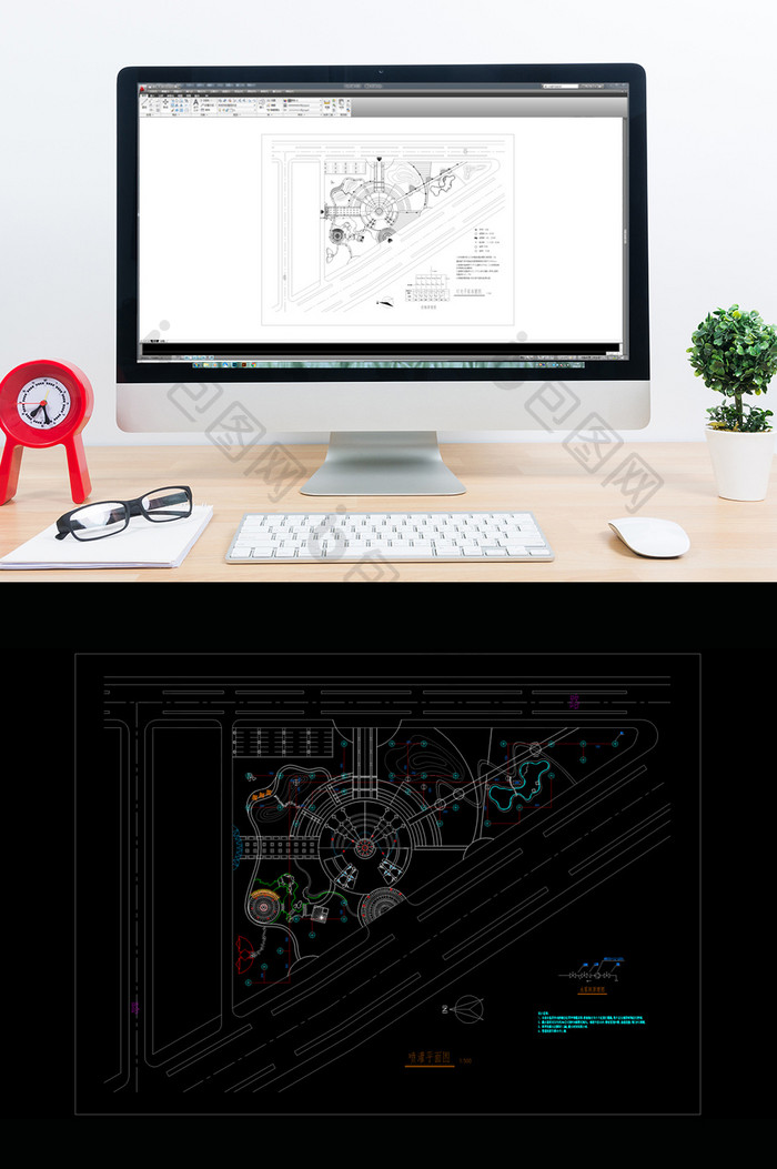 公园景观绿化全套施工图CAD