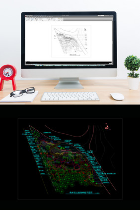 公园景点景观设计施工图CAD