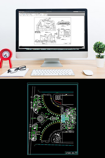 公园景观CAD设计施工图图片